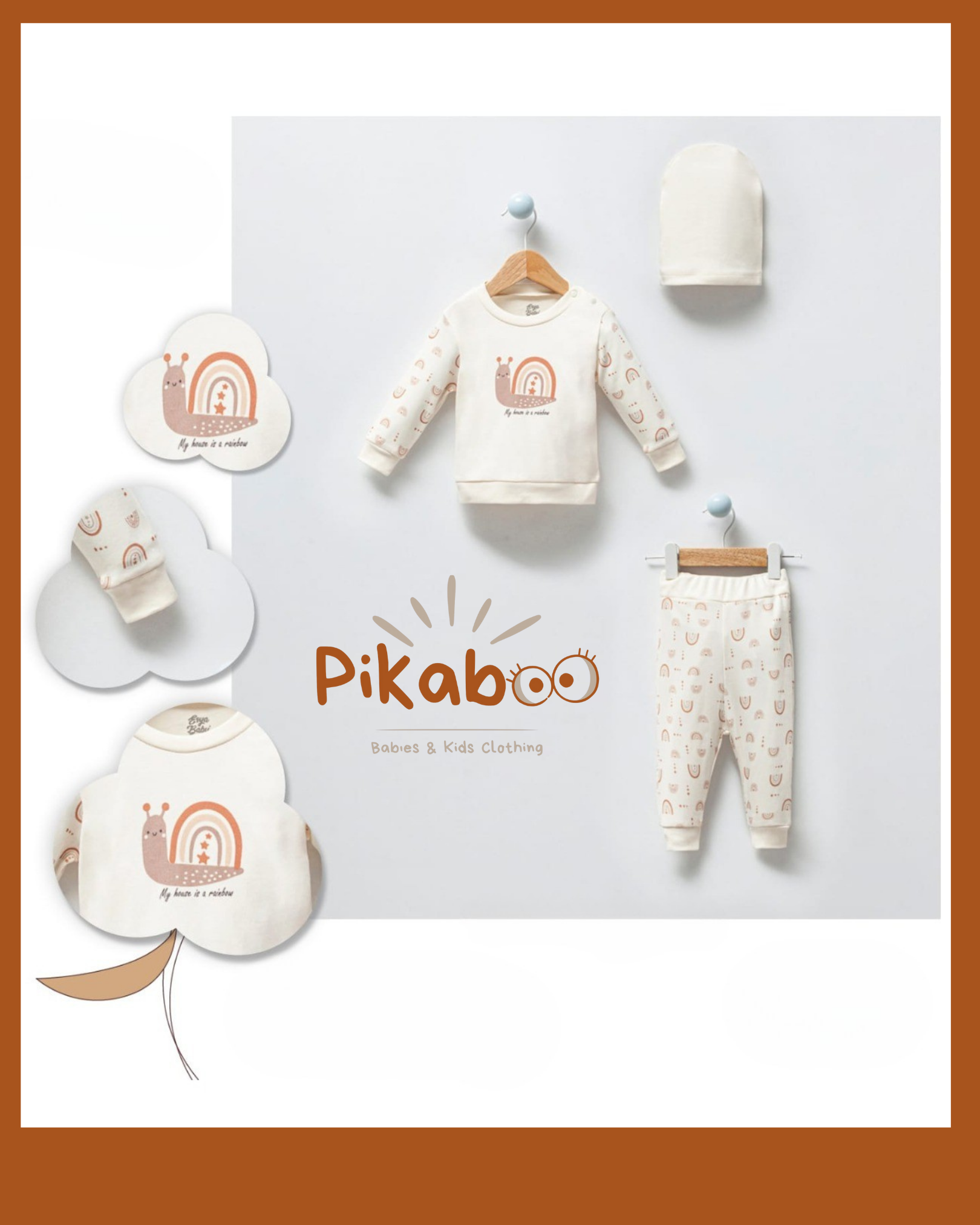 Ensemble Bébé Escargot Terracota