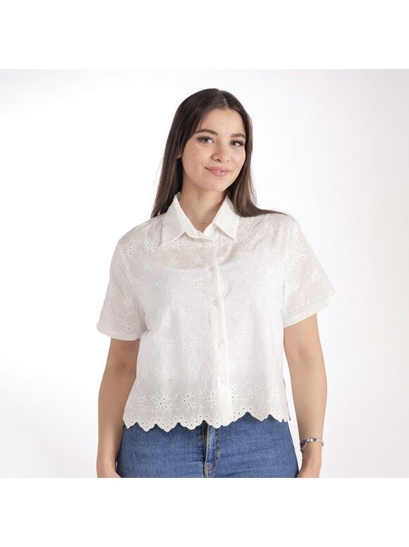 Chemise Broderie Anglaise S-2595 E26