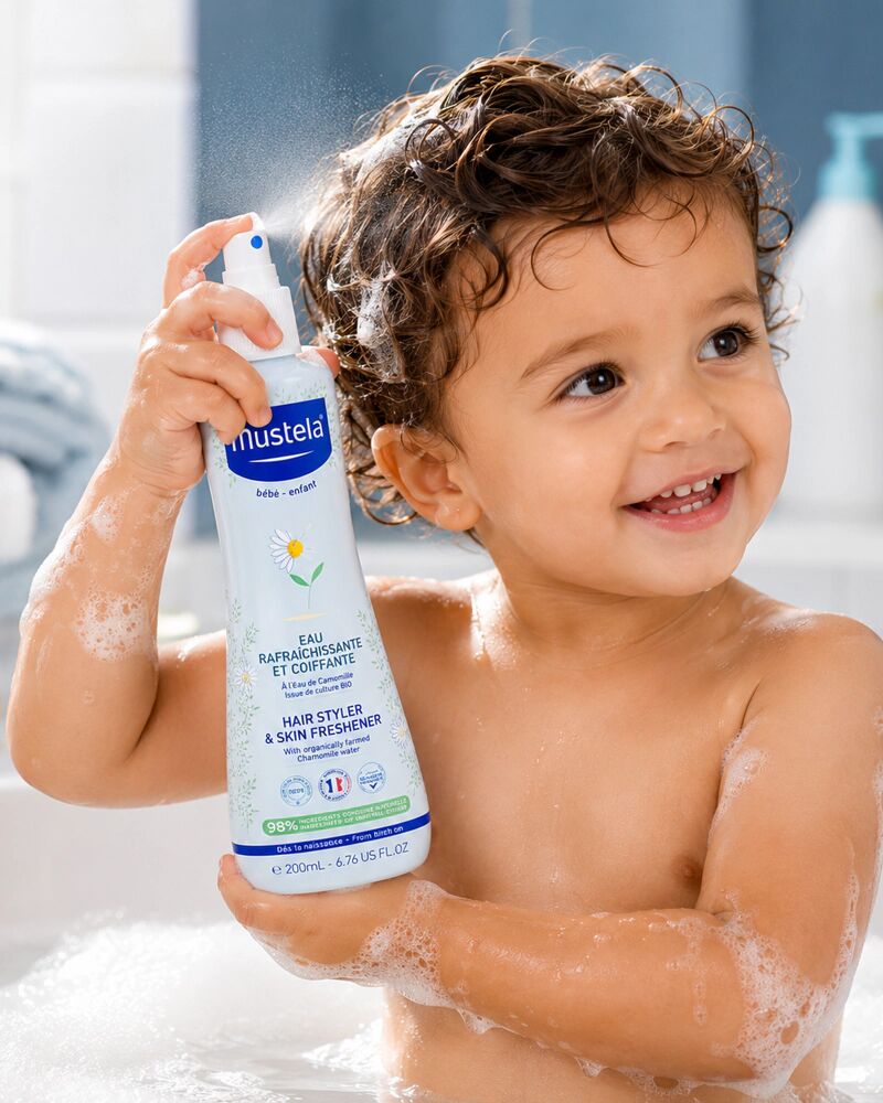 Eau Coiffante Naturelle Pour Cheveux Délicats Des Enfants thumbnail 4