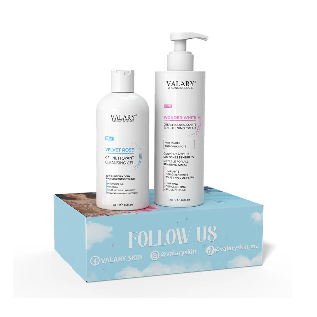 Pack Crème Éclaircissante 200 ml + Gel Nettoyant 250 ml 