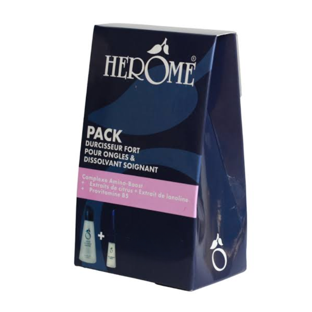 Pack Durcisseur Fort Pour Ongles + Dissolvant 
