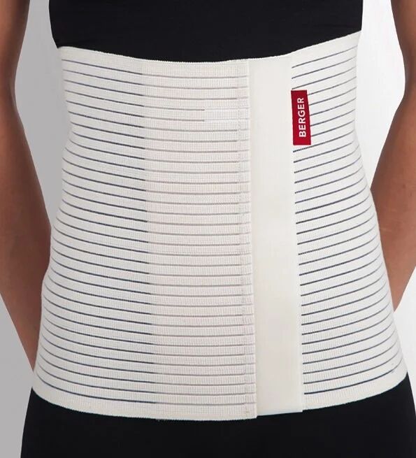 Ceinture Abdominal Noir Avec Attelle Standard - Bg-402