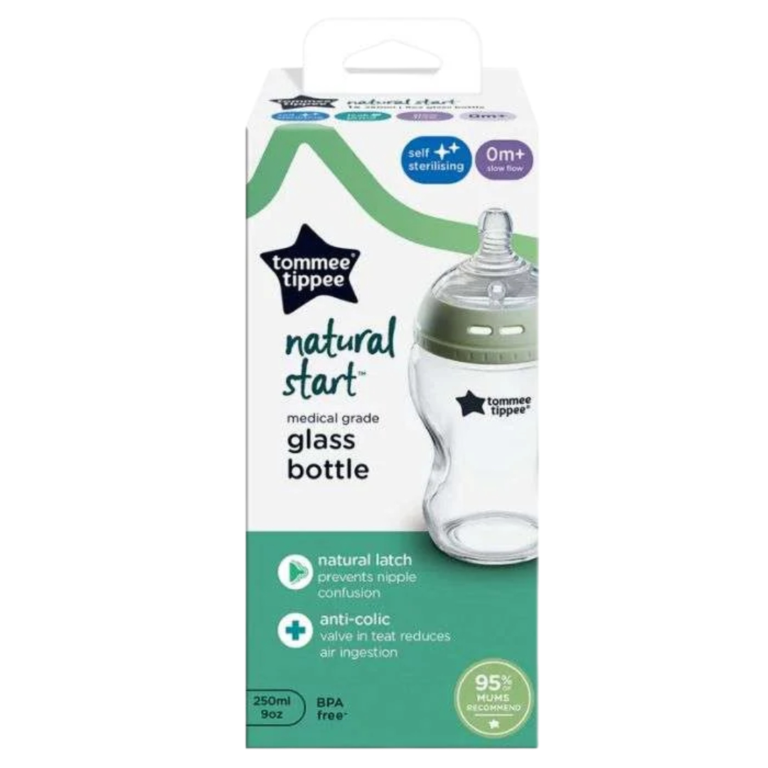 Tomme Tippee Biberon Verre Natural Start 250ml