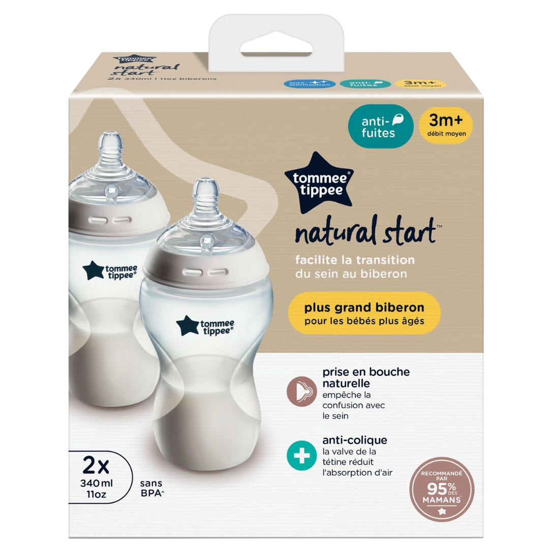 Tomme Tippee Biberon Natural Start 2x340ml