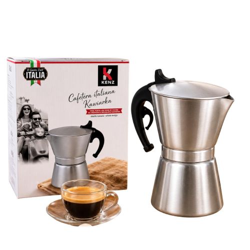 Cafetière Italienne 4 Tasses En Aluminium Alimentaire - Gn-616/4cup