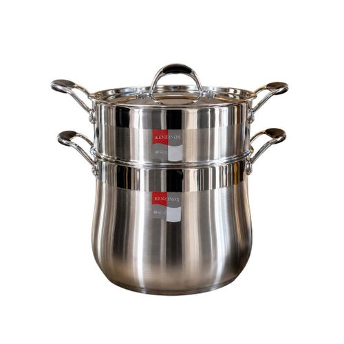 Couscoussier 8l En Acier Inoxydable Triple Fond - Vb-9647/8l