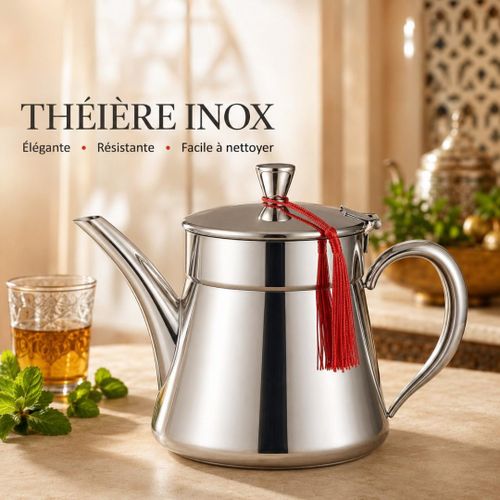 Théière En Acier Inoxydable 24 Oz Avec Filtre Intégré - Zg-24
