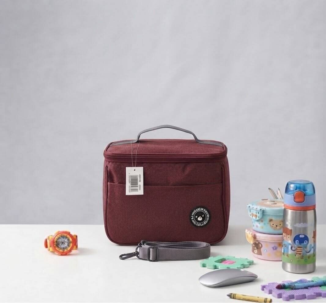 Sac Isotherme Repas Lunch Bag – Compact – Bureau, École Et Loisirs – Couleurs Aléatoires thumbnail 2