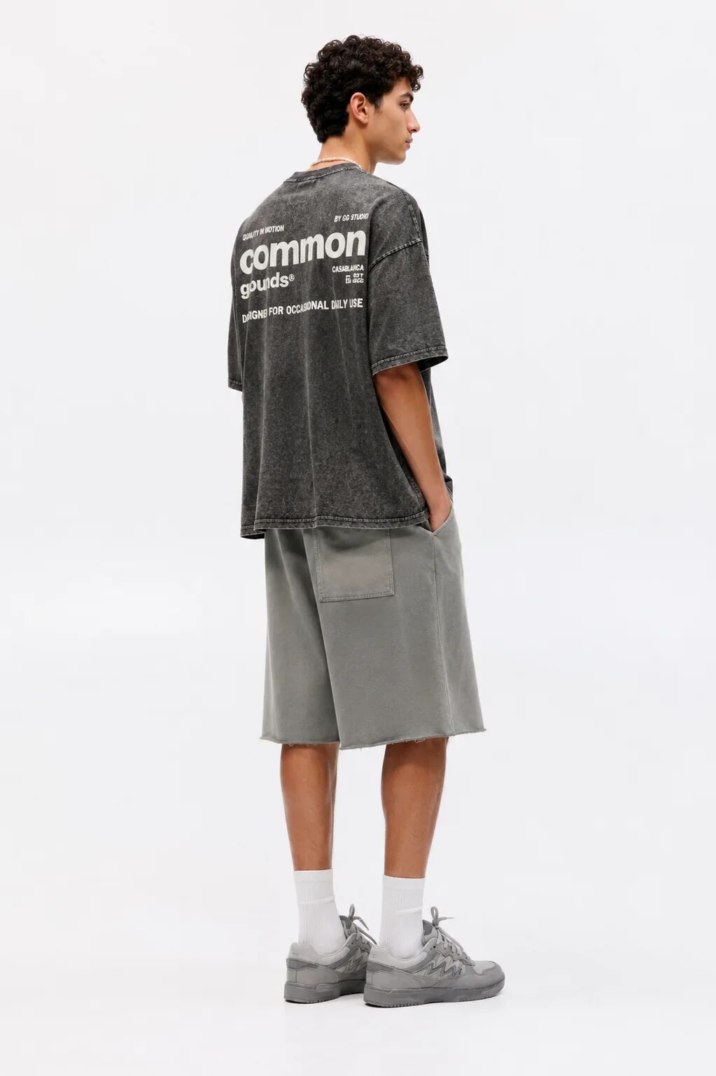 Cg Studio T-shirt Quality In Motion 260 Gsm Acid Wash