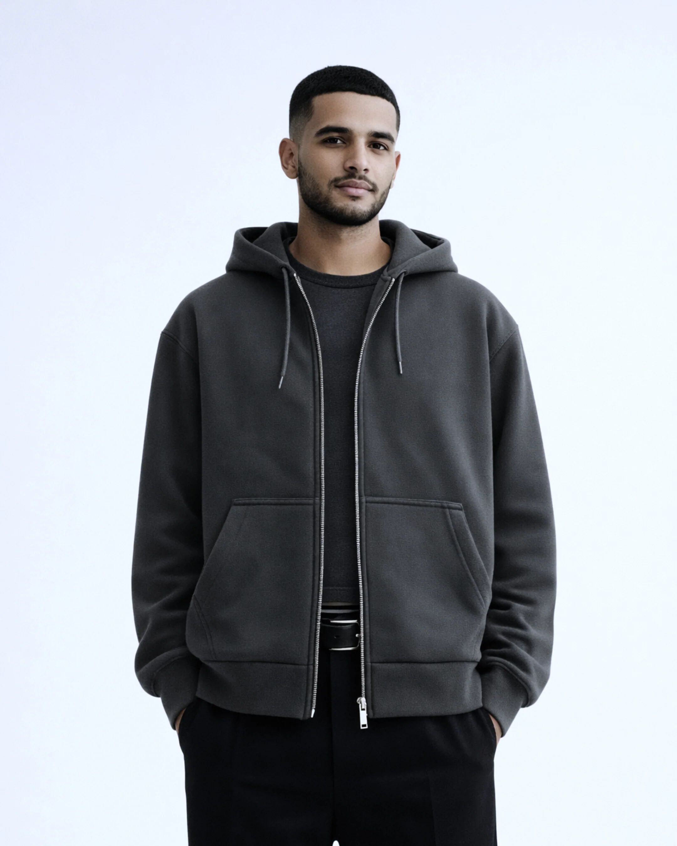 Hoodie Statement 460 Gsm Zippé