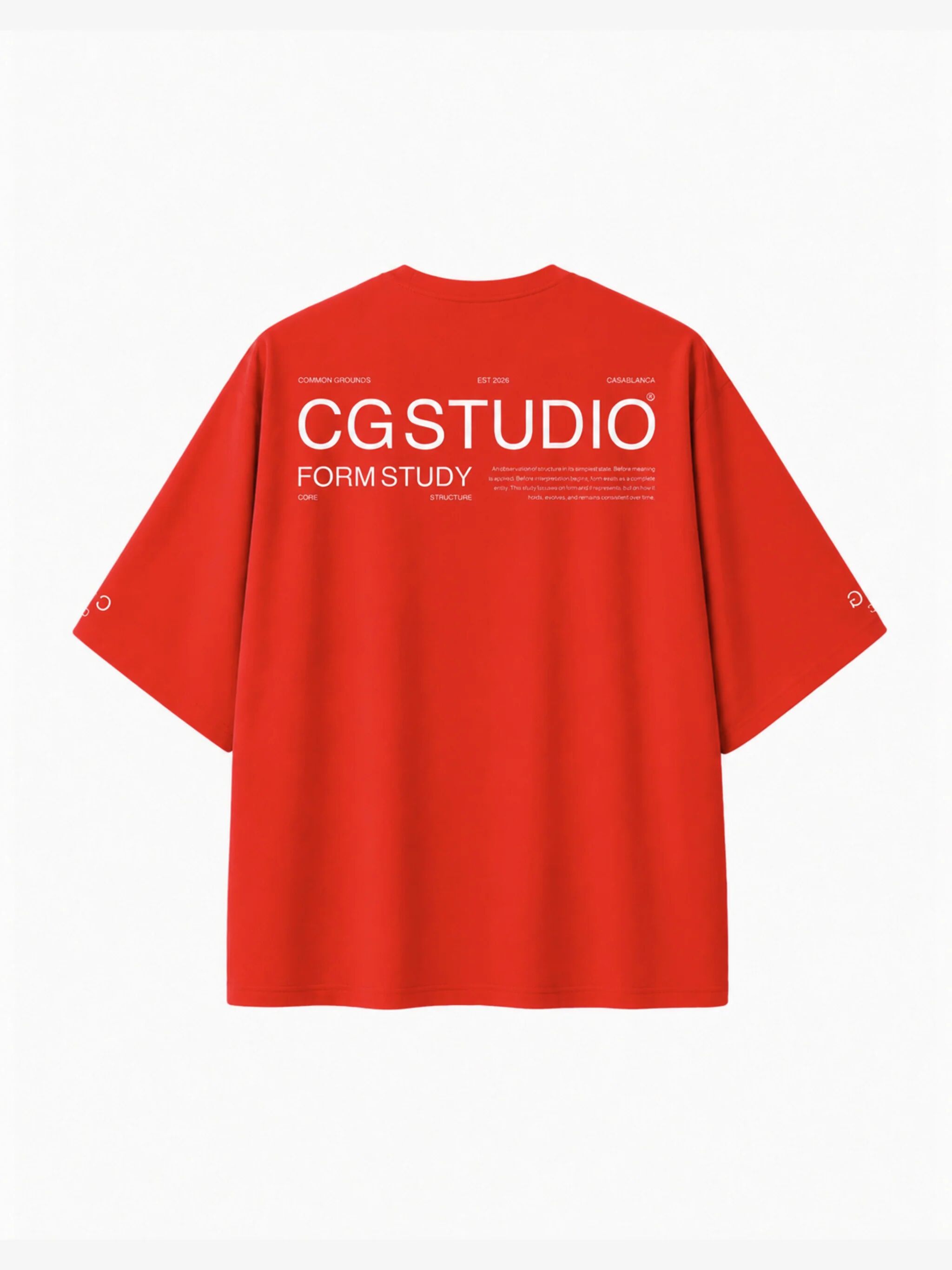 Cg Studios 01 T-shirt Form Study Oversize 220 Gsm