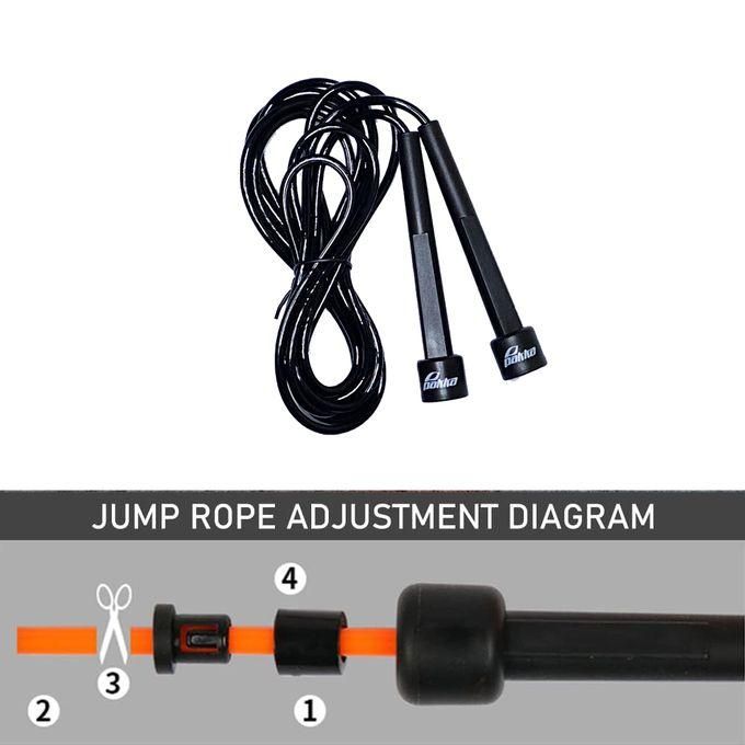 Jump Rope Corde À Sauter Réglable Éxercice De Remise En Forme Cardio Fitness Homme & Femme thumbnail 3