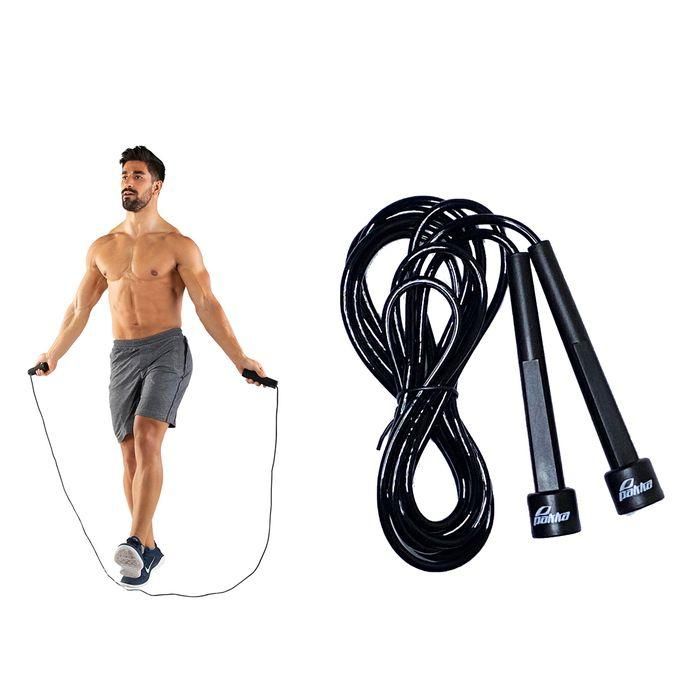 Jump Rope Corde À Sauter Réglable Éxercice De Remise En Forme Cardio Fitness Homme & Femme thumbnail 1