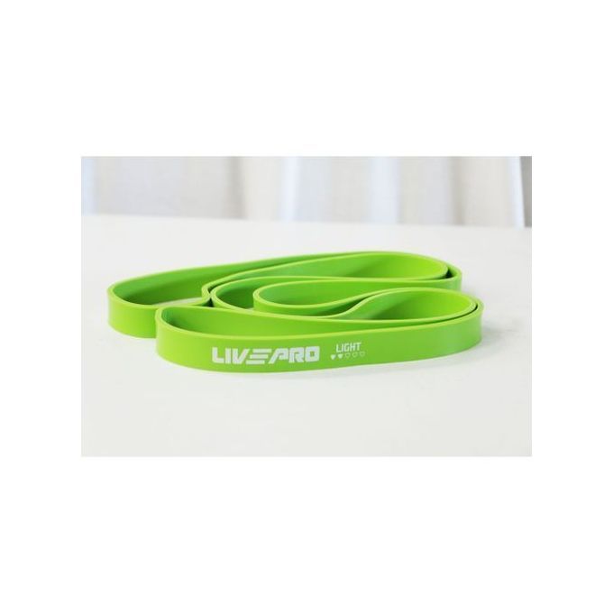 Liveupsports Bande De Boucle Pro Super Résistance Light 12kg - 30kg - Vert thumbnail 3