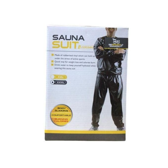 Sauna Suit Brûler Des Calories Noir