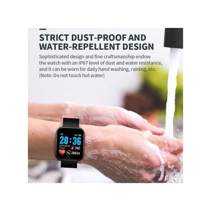 Smart Watch  Y68 Pro D20 - Bracelet De Fitness thumbnail 3
