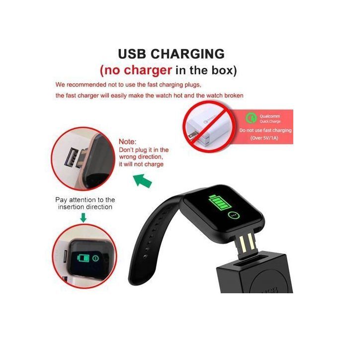 Smart Watch  Y68 Pro D20 - Bracelet De Fitness thumbnail 4