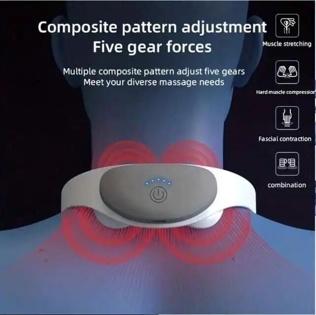 Coffret Massage 2 En 1 - Pistolet Massant Percussif Et Masseur Cervical Électrique - Multicolore