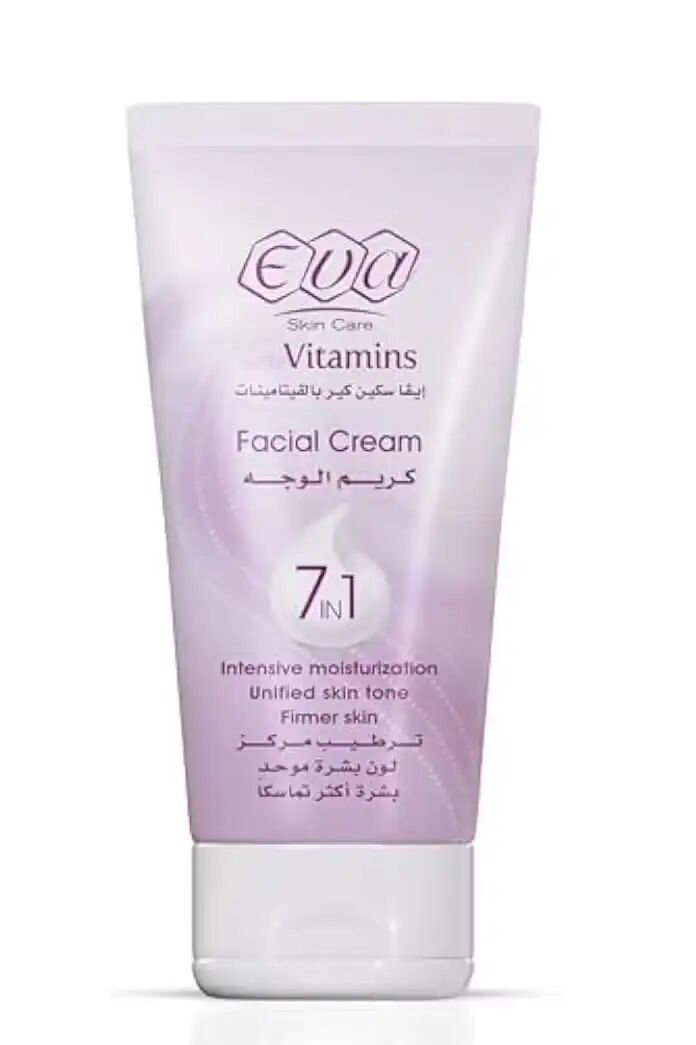 Crème Visage Eva Aux Vitamines 7 En 1 – Hydratation Intense Et Unification Du Teint