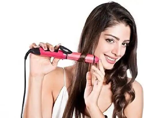 Fer À Lisser Et Boucler Cheveux – Design & Couleur Aléatoire
