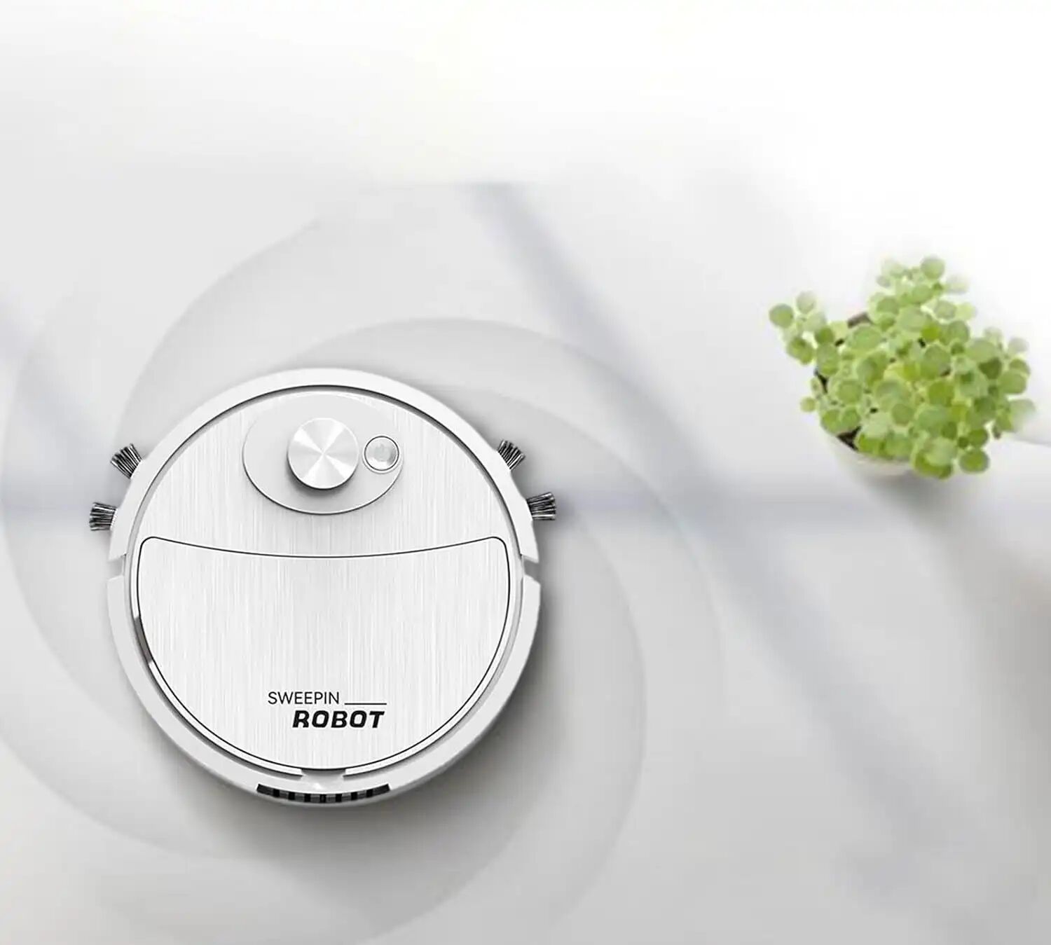 Robot Aspirateur Laveur 3-en-1 Avec Détection D'obstacles - Pour Sols Durs Et Tapis - couleur aléatoire 