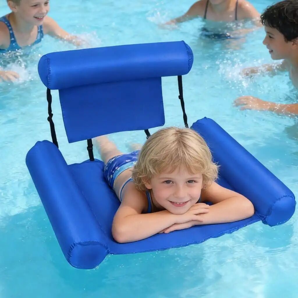 Fauteuil Flottant Gonflable 2 En 1 – Design & Couleur Aléatoire