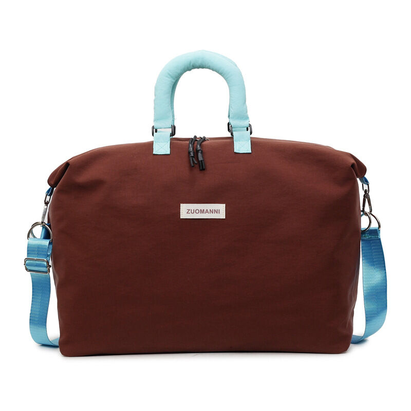 Grand sac de voyage en tissu avec fermeture éclair et sangles multiples