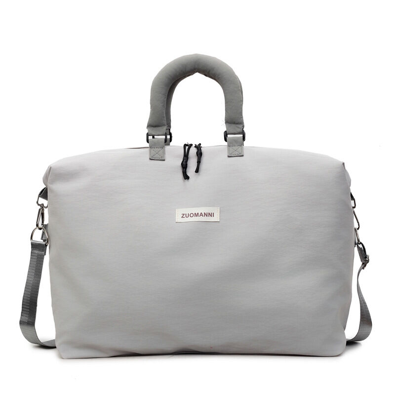 Grand sac de voyage en tissu avec fermeture éclair et multiples sangles