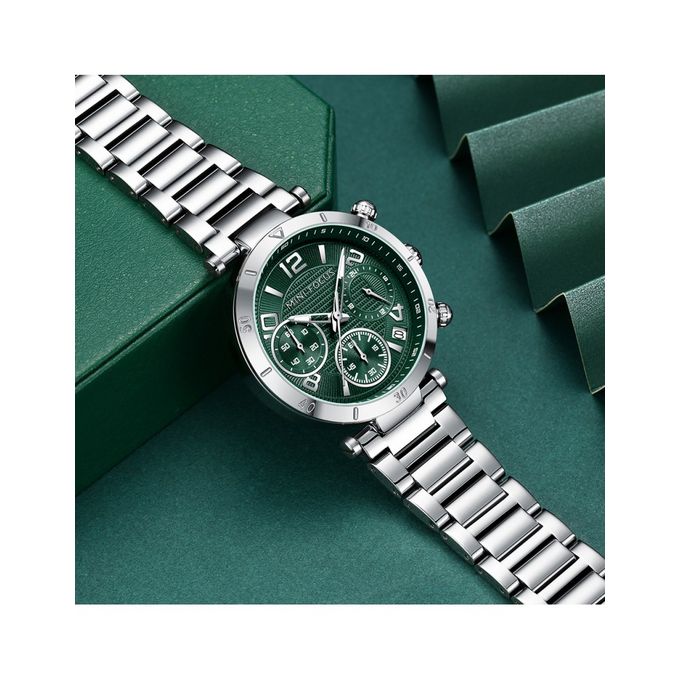 Montre À Quartz Femme Acier Inoxydable
