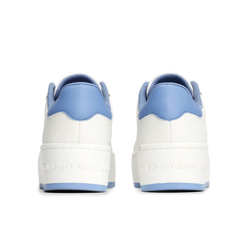 Tommy Jeans Platform Leather Blanc thumbnail 3