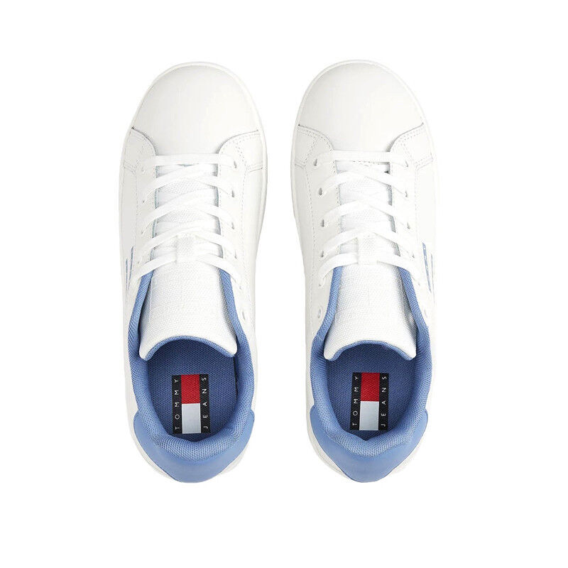 Tommy Jeans Platform Leather Blanc thumbnail 4