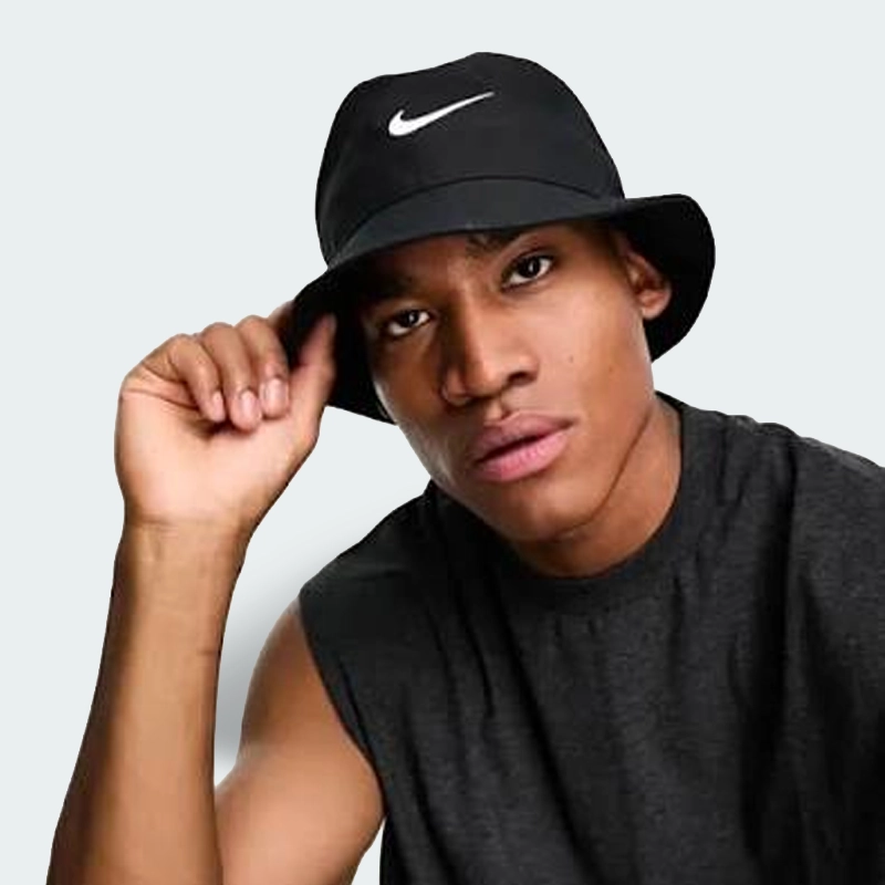 Bob Nike Apex Swoosh Bucket Hat Noir