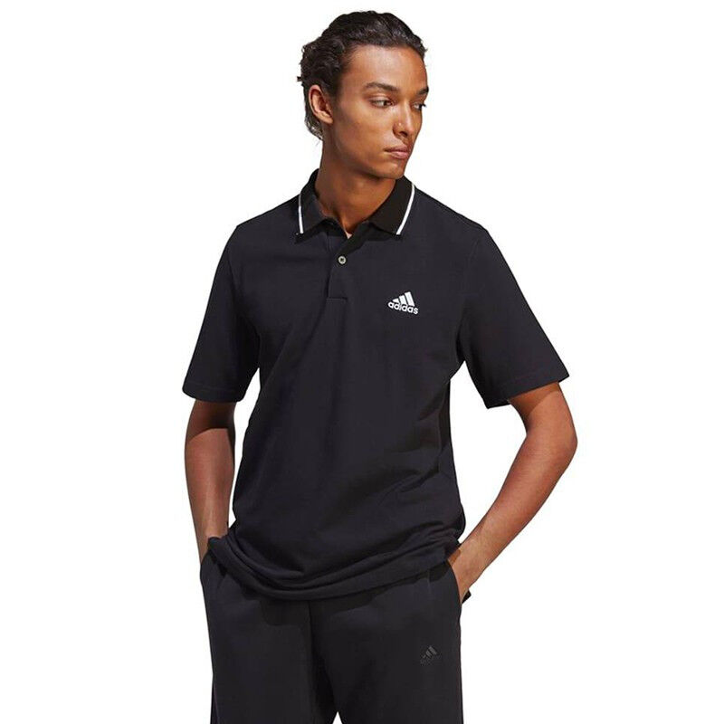 Polo Adidas Small Logo Noir