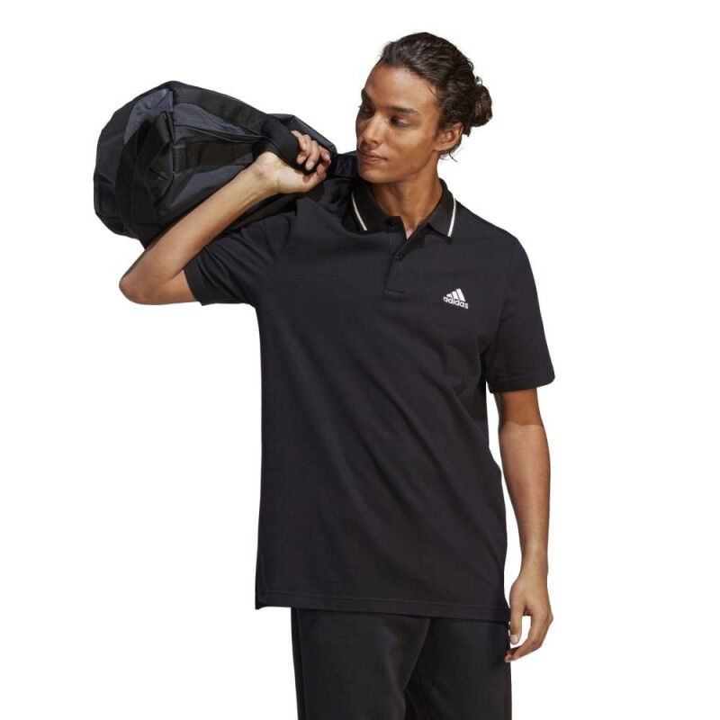 Polo Adidas Small Logo Noir thumbnail 3
