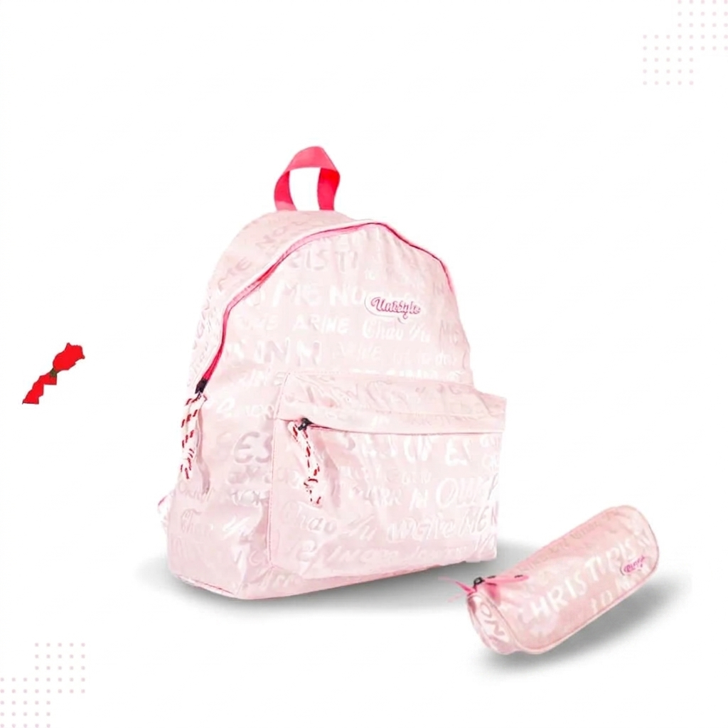 Sac À Dos Fille 16 Pouces + Trousse - Spécial Collège & Lycée