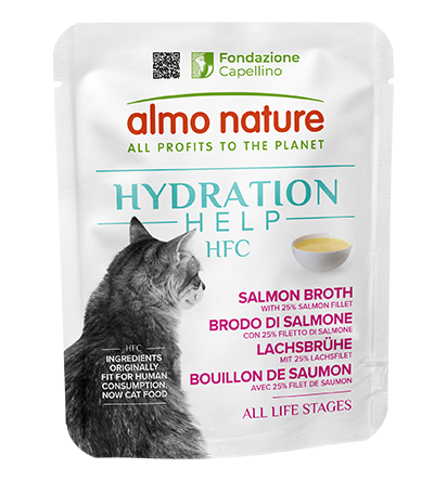 Almo Nature Hfc Hydration Help 50g Au Saumon Pour Chat Adulte