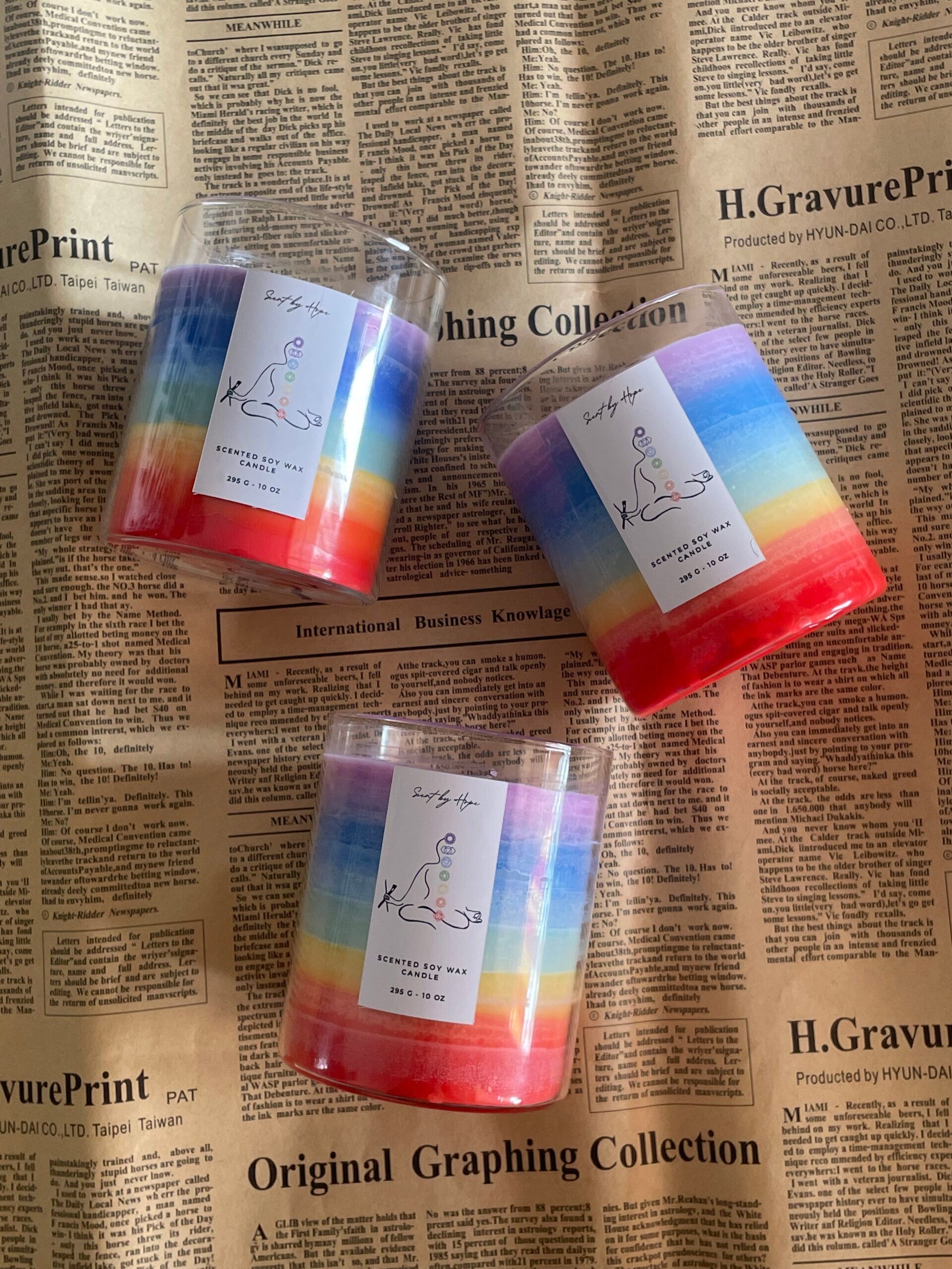 Bougie 7 Chakras