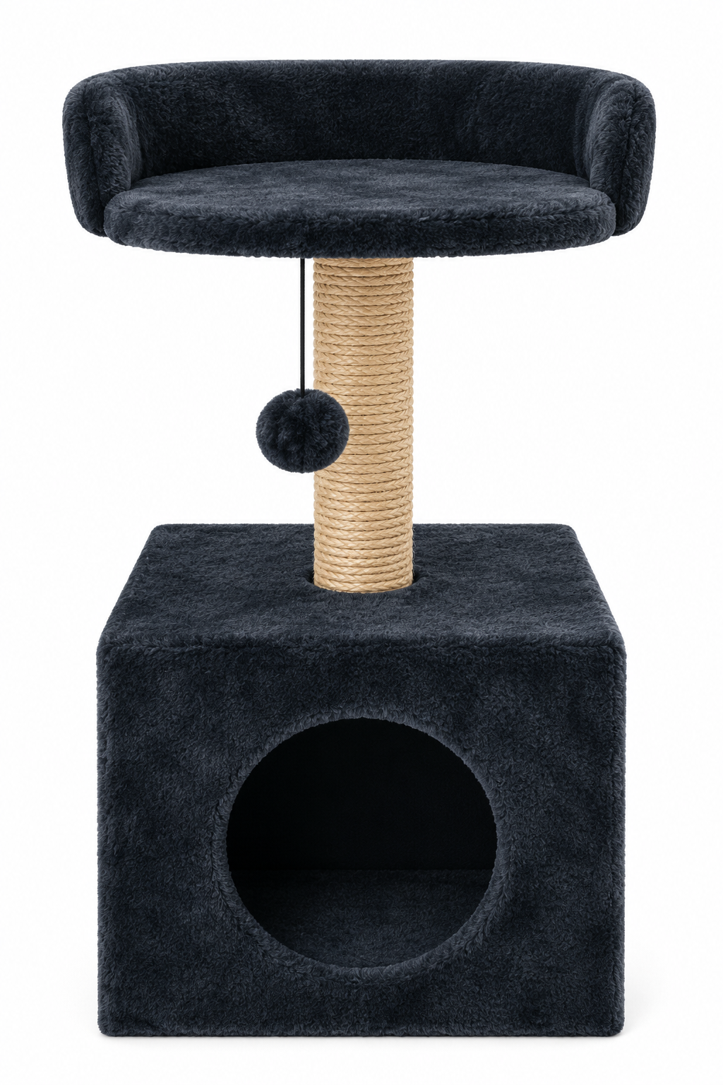 Arbre À Chat Avec Griffoir Plateforme Et Cabane