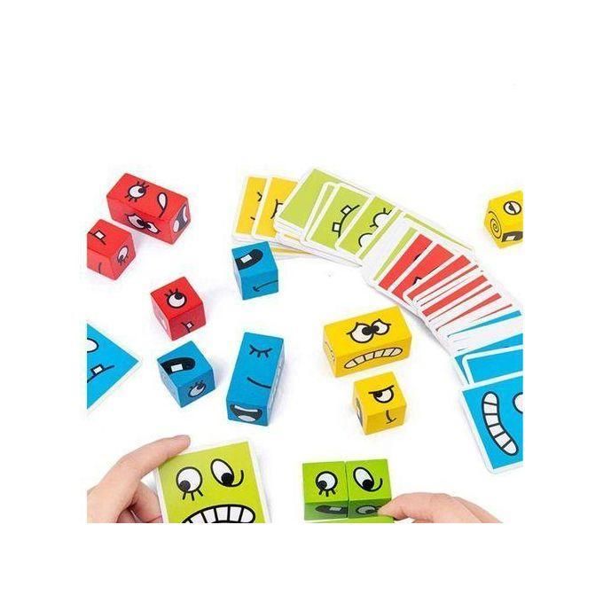 Jeu Éducatif-blocs De Construction De Puzzle Dexpression(expression Puzzle Building Blocks) thumbnail 3