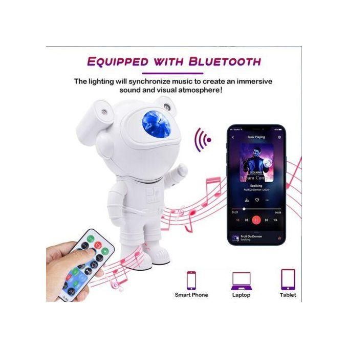 Projecteur Spatial Hd Astronaute, Lampe De Plafond Led Avec Télécommande Et Bluetooth