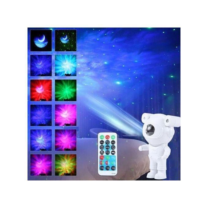 Projecteur Spatial Hd Astronaute, Lampe De Plafond Led Avec Télécommande Et Bluetooth thumbnail 3
