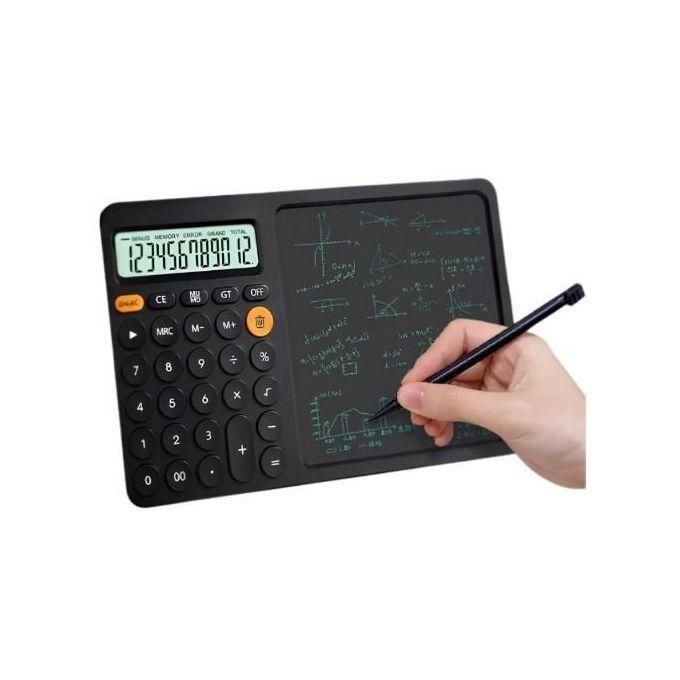General Calculatrice De Bureau Avec Écran Lcd Et Tablette D’écriture – Outil Pratique Pour École, Études Et Travail