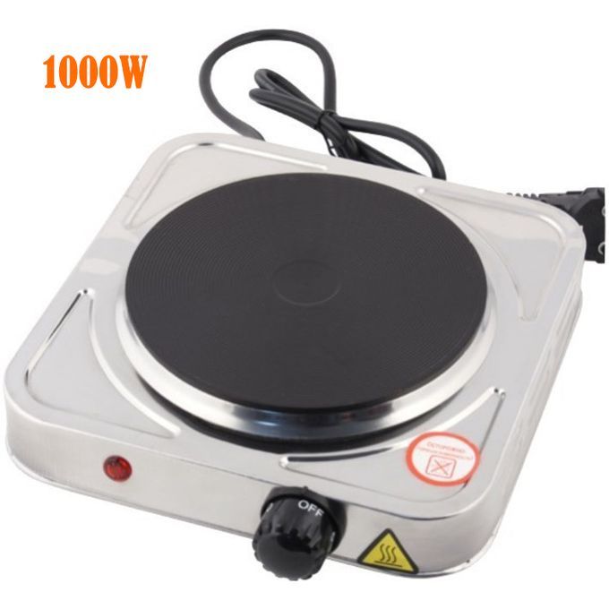Venezia Mini Fourneau Électrique 1000w, Plaque Chauffante Multifonctionnelle En Inox
