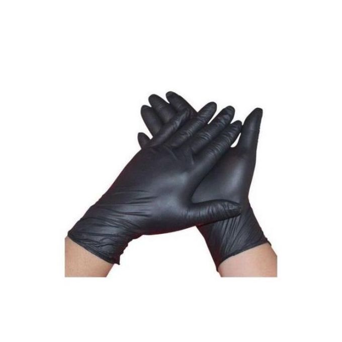 Touchflex Gants Nitrile Noir 100/boite, Sans Latex /sans Poudre,qualité Médicale