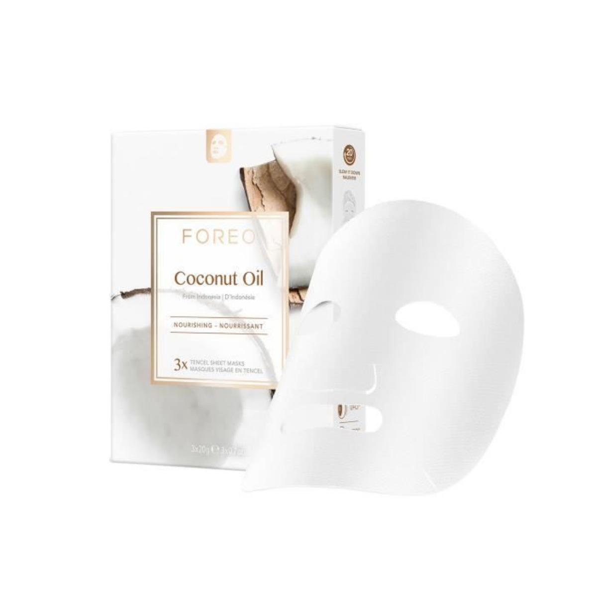Farm To Face Sheet Mask - Coconut Oil x3