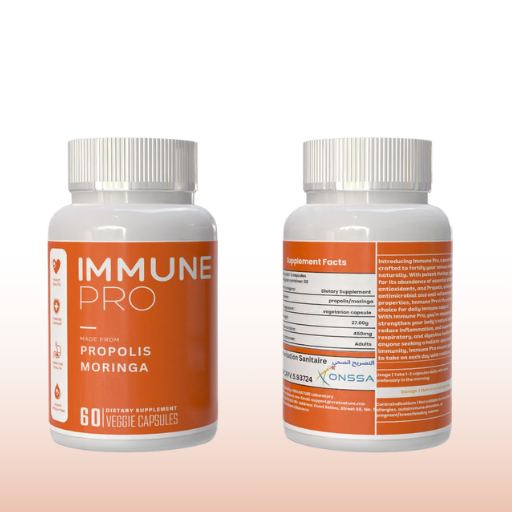 IMMUNEPRO – Votre Défense Ultime : Amplificateur Naturel de l'immunité avec Propolis & Moringa