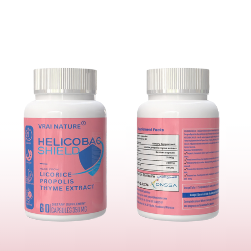 HELICOBACSHIELD – La solution ultime pour les ulcères destomac et le soulagement contre H. pylori