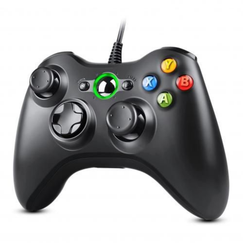 Manette de Jeu pour Xbox 360 et PC Jeux Windows avec Vibration