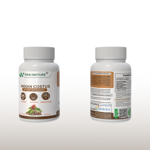 Costus Indien – Digestion, Immunité et Équilibre Hormonal – Boîte de 60 Gélules de 400 mg