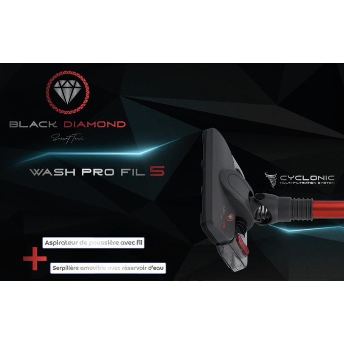Aspirateur Wash Pro Fil 5 – Aspirateur avec Fil & Serpillère à Réservoir d'Eau – Nettoyage Complet 2-en-1 thumbnail 4